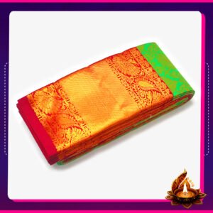 All Self Sarees Golden Yellow - Image 3