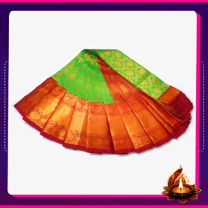 All Self Sarees Golden Yellow - Image 1