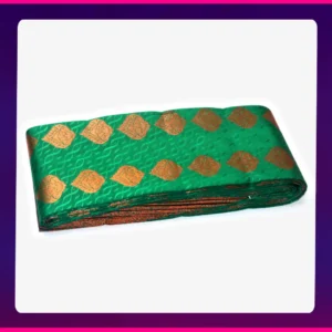 Aathira All Self Sarees Green - Image 3